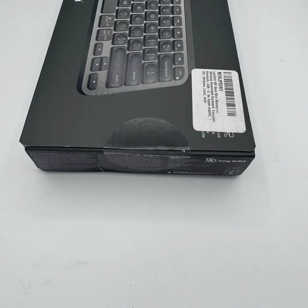 Logitech MX Keys Mini Wireless Keyboard (Black), English - US